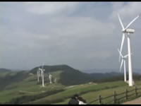 ガンウォン風力発電風景