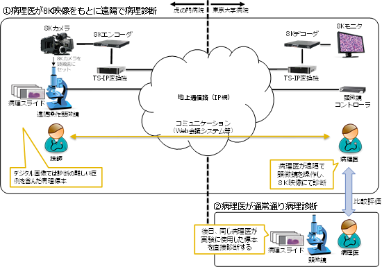 遠隔診療支援システムの概要と実証（①、②）について