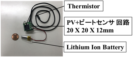 エネルギーハーベスティングTemperature Beat Sensor