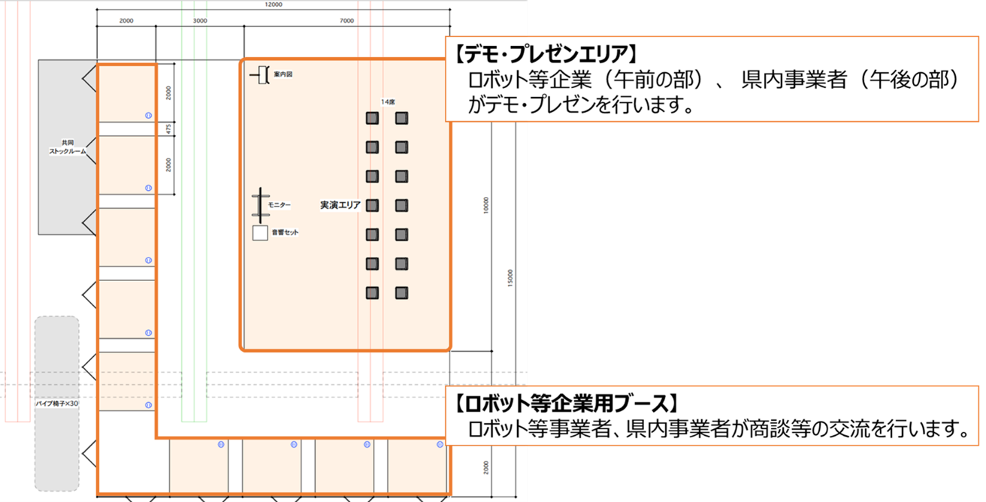 ＜ブースレイアウトイメージ＞