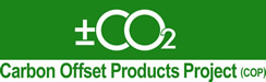カーボンオフセット・プロダクツ・プロジェクト（COP）ロゴ