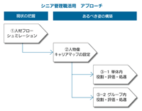 【図表1】シニア管理職活用　アプローチ