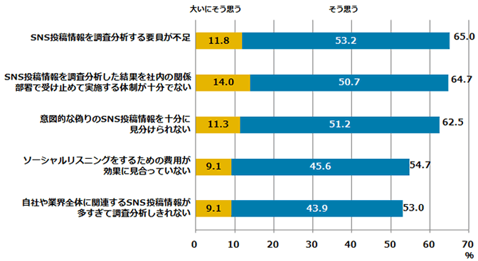 ソーシャルリスニングの課題